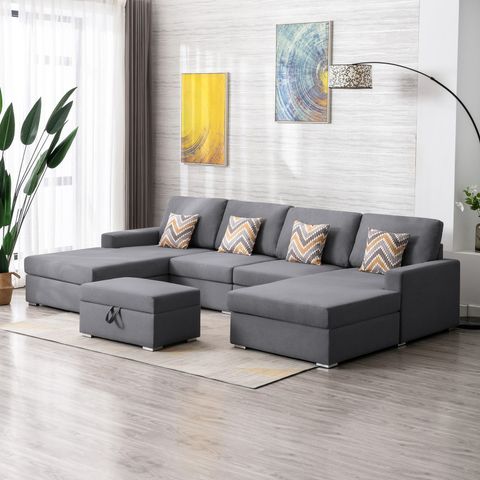Unpacking the Nolan Gray 6-Piece Double Chaise Sectional A Comprehensive Look